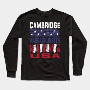 Cambridge Massachusetts USA T-Shirt Long Sleeve T-Shirt